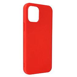 Avizar Coque iPhone 13 Mini Silicone Semi-rigide Finition Soft-touch rouge