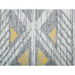 Beliani Tapis 200 x 140 cm gris et jaune KARGI pas cher