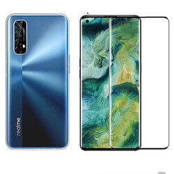 Xeptio Oppo Realme 7 coque tpu transparenteet full noir