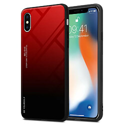 Cadorabo Coque iPhone X / XS Etui en Rouge