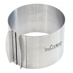 Avis Scrapcooking Cercle pâtissier extensible - 12 cm de hauteur