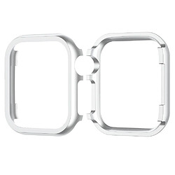 Coque en alliage d'aluminium argent pour votre Apple Watch Series 7 45mm