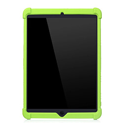 Coque en silicone anti-rayures, découpes précises avec béquille vert pour votre iPad 10.2 (2021)