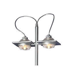 Acheter Luminaire Center Lampadaire Ull 2 Ampoules G9 gris argenté