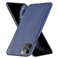 Avis Wewoo Coque Rigide Pour iPhone 11 Pro Crocodile antichoc Texture PC + Etui PU Bleu