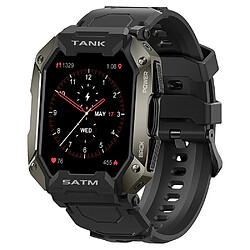 Yonis Montre Connectée 5ATM IP69K Cardio Sommeil Bluetooth 5.0