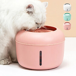 Universal Fontaine à eau pour chats de 2,5 litres Boisson automatique pour chats Boisson à eau pour chiens Fontaine à eau pour chats Boissons électriques - Fournitures d'alimentation pour chats (rose)