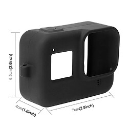 Avis Wewoo Coque Housse de protection en silicone avec dragonne pour GoPro HERO8 noir noir