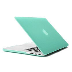 Wewoo Housse Étui vert pour MacBook Pro Retina 13.3 pouces 4 en 1 Coque de protection en plastique dur givré avec protecteur d'écran et protège-clavier bouchons anti-poussière