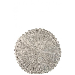 Dansmamaison Coussin Viva Rond Polyester Argent