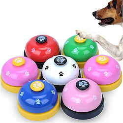 Universal Entraîneur Bell pour animaux de compagnie créatifs, cloche jouet pour chiens et chats (vert + jaune)