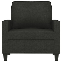 Avis Maison Chic Fauteuil relax,Chaise pour salon Noir 60 cm Tissu -MN84198