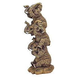 Avis Design Toscano Statue éléphants Ne rien entendre ne rien voir ne rien dire NG33769 Multicolore 10 x 10 x 25,5 cm