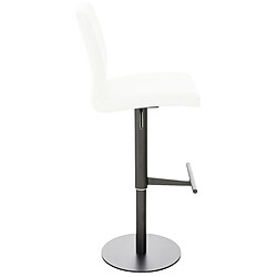 Avis Non Tabouret de bar Cadiz simili cuir noir