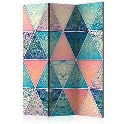 Artgeist Paravent - Oriental Triangles [Room Dividers] [135x172]