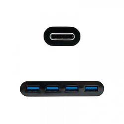 Nanocable Adaptador USB-C a 4xUSB 3.0 tipo A 10 cm