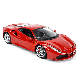 Universal 1: 24 Ferrari 488 GTB Coupe Moulage électrostatique Véhicule Collection Modèle Voiture Jouet | Moulage sous pression(Rouge)