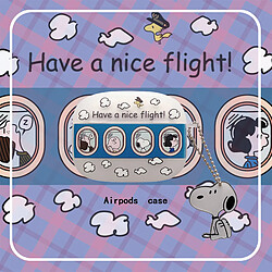 GUPBOO Airpods Coque Housse Étui Protecteur Compatible pour AirPods 3-fille snoopy dessin animé mignon