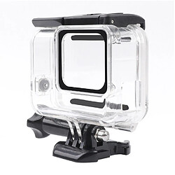 Wewoo Boitiers GoPro Pour boîtier GoPro HERO7 blanc / argentéboîtier de protection latéral creux avec bouclemonture de base et vis transparent