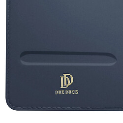 Dux Ducis Étui pour Samsung Galaxy S24 Clapet Porte-carte Support Vidéo Bleu Nuit