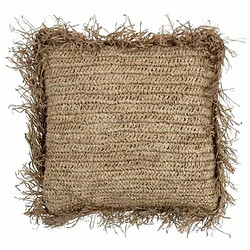 Paris Prix Coussin Déco en Raphia Jeff 50x50cm Naturel