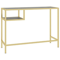 Acheter vidaXL Bureau d'ordinateur Marbre noir 100x36x74 cm Verre trempé