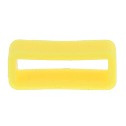 Acheter 10 pièces bracelet de sangle boucle hoop caoutchouc retenue gardien 22mm jaune