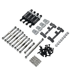 Kit Métal De Remplacement RC Support De Choc Pour Camions De Voiture WPL HengLong FY Argent