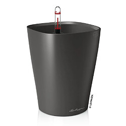 LECHUZA Jardinière DELTINI ALL-IN-ONE Charbon métallique