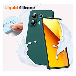 Htdmobiles Coque pour Xiaomi Redmi Note 13 5G - housse etui silicone gel fine + film ecran - VERT