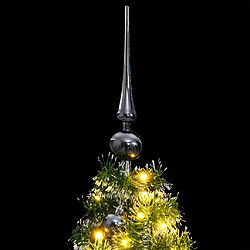 vidaXL Sapin de Noël artificiel articulé 150 LED et boules 150 cm