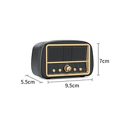 Universal Haut-parleur stéréo Bluetooth sans fil Mini TV Bluetooth haut-parleur Subwoofer Sans fil Bluetooth Palyer Stereo | Haut-parleurs portatifs (Noir) pas cher