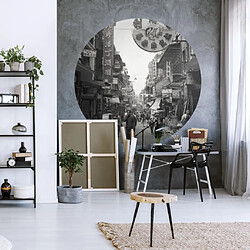 Avis WallArt Papier peint cercle Hong Kong the Old Days 190 cm