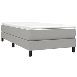 Avis Sommier à lattes,Cadre à lattes de lit pour Adulte Gris clair 80x200 cm Tissu -MN66012