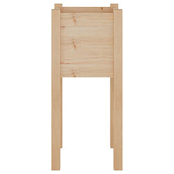 Acheter vidaXL Jardinières d'extérieur 2 pcs 31x31x70 cm bois de pin massif