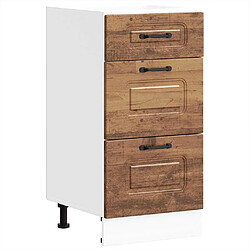 vidaXL Armoire de cuisine Kalmar vieux bois bois d'ingénierie