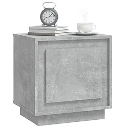 Acheter Maison Chic Lot de 2 Tables de chevet,Table de nuit,Table d'appoint pour salon gris béton 44x35x45 cm bois d'ingénierie -MN84953