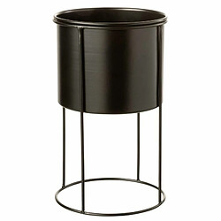 Paris Prix Cache-Pot sur Pied Design Métal 33cm Noir