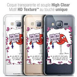 Caseink Coque Housse Etui Samsung Galaxy J3 2016 (J320) [Crystal HD Collection Les Shadoks ? Design La Vérité - Rigide - Ultra Fin - Imprimé en France]