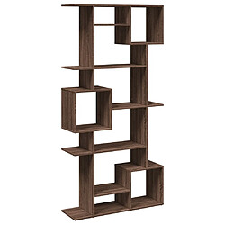 vidaXL Bibliothèque chêne marron 92x29x188 cm bois d'ingénierie