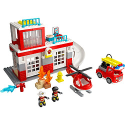 LEGO Duplo La caserne et l'hélicoptère des pompiers