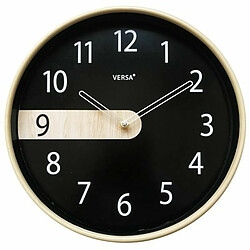 Avis Versa Horloge Murale (Ø 30 cm) Plastique - Noir