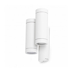 faro Aplique murale de jardin blanche Steps 4 ampoules Coloris : blanc Matèriau : FONTE D'ALUMINIUM - DIFFUSEUR VERRE TREMPÉ Hauteur en Cm : 27 Largeur en Cm : 10 Longueur en Cm : 14 Diamètre en Cm : 6,5 Nombre d'ampoules : 4