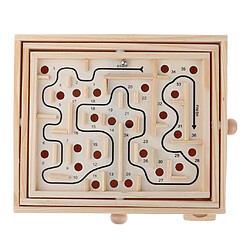 Puzzle en bois Jeu de labyrinthe magnétique