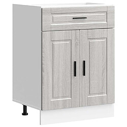 vidaXL Armoire de cuisine Porto sonoma gris bois d'ingénierie