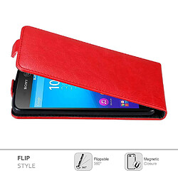 Cadorabo Coque Sony Xperia M5 Etui en Rouge