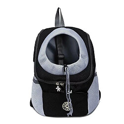 Justgreenbox Sacs de transport pour petits chats Chiens Sac à dos de transport, Noir, 30x34x16cM