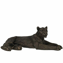 Paris Prix Statuette Déco Lionne Couchée 81cm Bronze