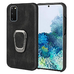 Coque en TPU + PU antichoc avec béquille noir pour votre Samsung Galaxy S20