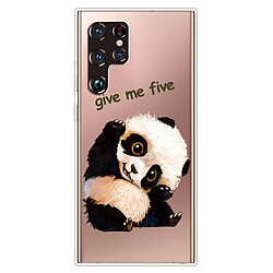 Coque en TPU anti-rayures Panda pour votre Samsung Galaxy S22 Ultra